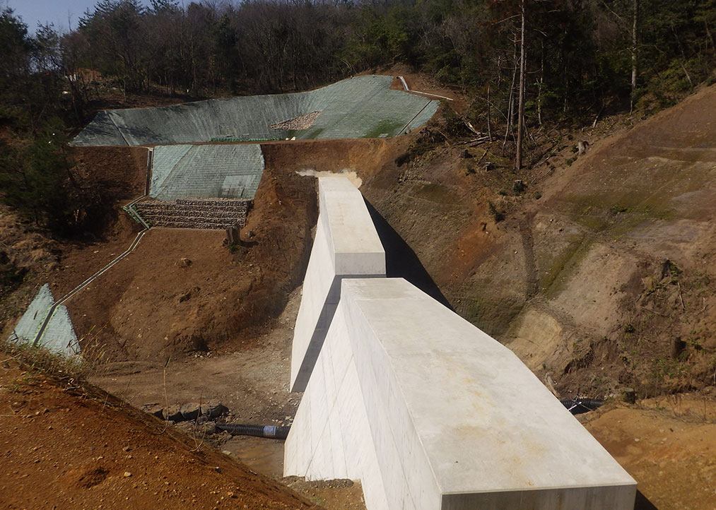 杉ヶ谷川通常砂防工事